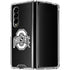 Ohio State University OSU Black Galaxy Z Fold4 5G Clear Case