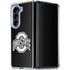 Ohio State University OSU Black Galaxy Z Fold5 5G Clear Case