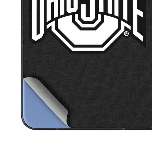 Ohio State University OSU Black Galaxy Z Fold5 5G Skin