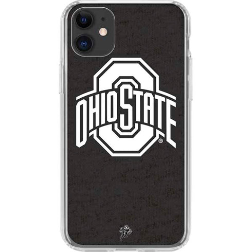 Ohio State University OSU Black iPhone 11 Clear Case