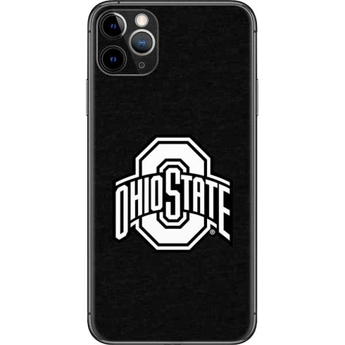 Ohio State University OSU Black iPhone 11 Pro Max Skin