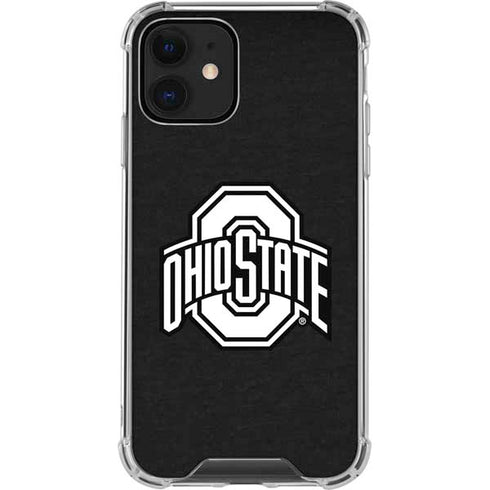 Ohio State University OSU Black iPhone 12 Clear Case