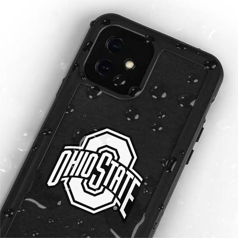 Ohio State University OSU Black iPhone 12 Mini Waterproof Case