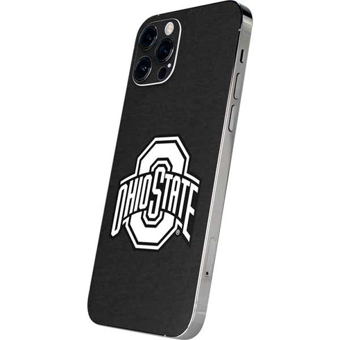 Ohio State University OSU Black iPhone 12 Pro Max Skin