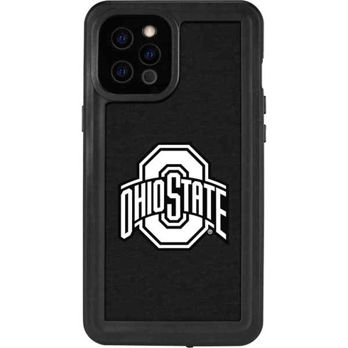 Ohio State University OSU Black iPhone 12 Pro Max Waterproof Case