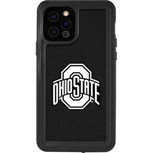 Ohio State University OSU Black iPhone 12 Pro Waterproof Case