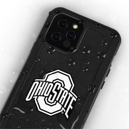 Ohio State University OSU Black iPhone 12 Pro Waterproof Case