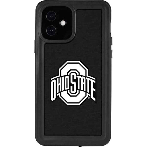 Ohio State University OSU Black iPhone 12 Waterproof Case