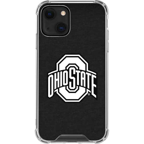 Ohio State University OSU Black iPhone 14 Clear Case