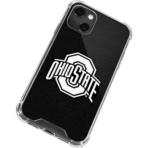 Ohio State University OSU Black iPhone 14 Plus Clear Case