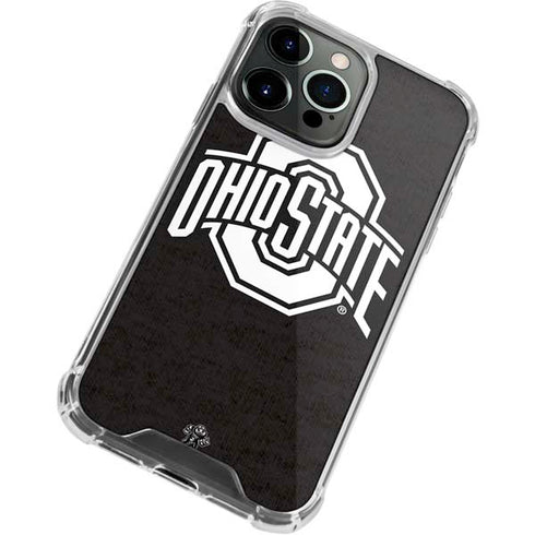 Ohio State University OSU Black iPhone 14 Pro Clear Case