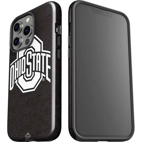 Ohio State University OSU Black iPhone 15 Pro Impact Case