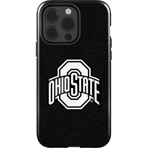 Ohio State University OSU Black iPhone 15 Pro Impact Case