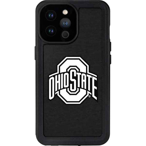 Ohio State University OSU Black iPhone 14 Pro Max Waterproof Case