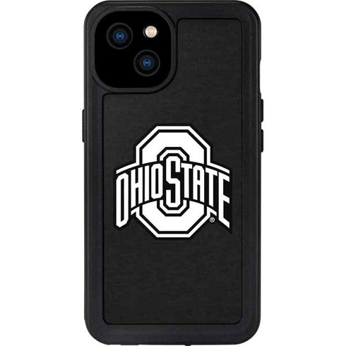 Ohio State University OSU Black iPhone 15 Plus Waterproof Case