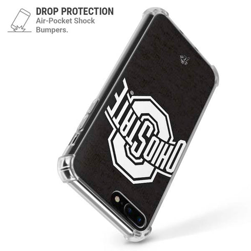 Ohio State University OSU Black iPhone 7/8 Plus Clear Case