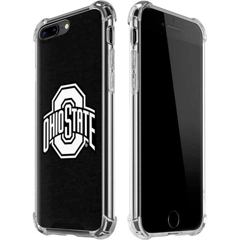 Ohio State University OSU Black iPhone 7/8 Plus Clear Case