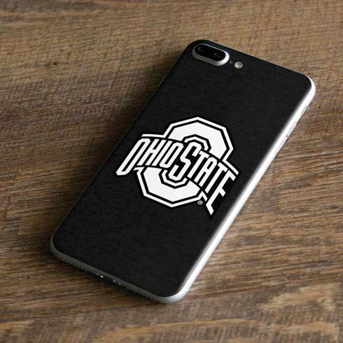 Ohio State University OSU Black iPhone 8 Plus Skin