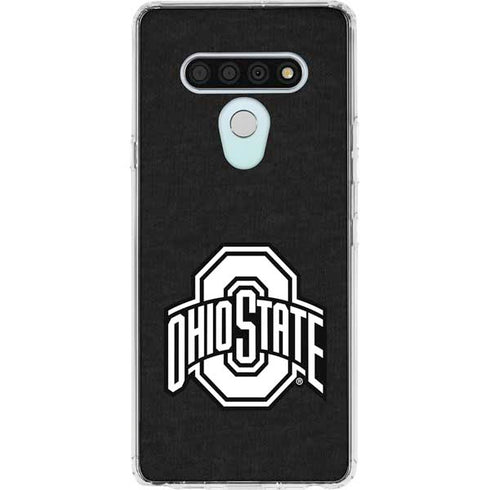 Ohio State University OSU Black LG Stylo 6 Clear Case