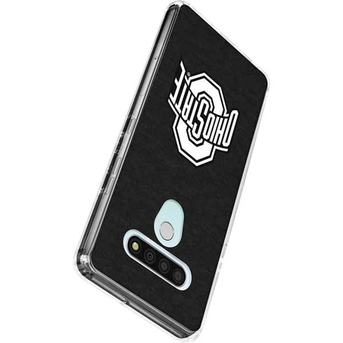Ohio State University OSU Black LG Stylo 6 Clear Case