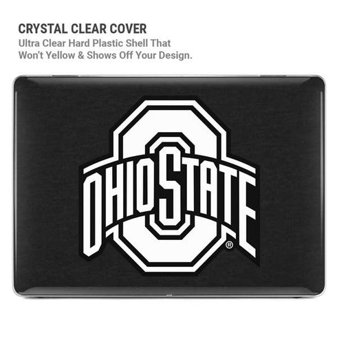 Ohio State University OSU Black MacBook Pro 16in (2021-25) Case plus Skin