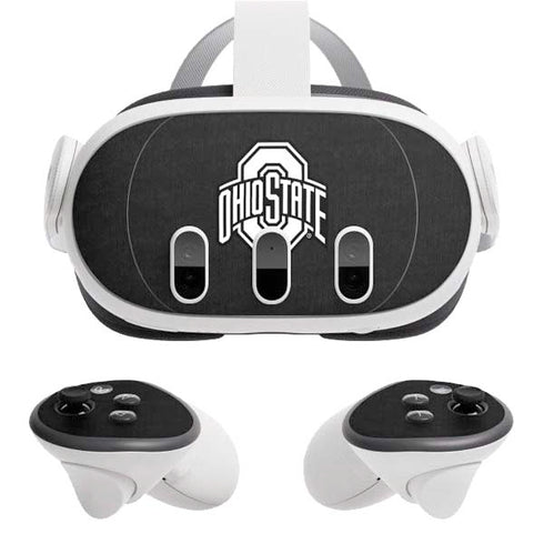 Ohio State University OSU Black Meta Quest 3 Skin