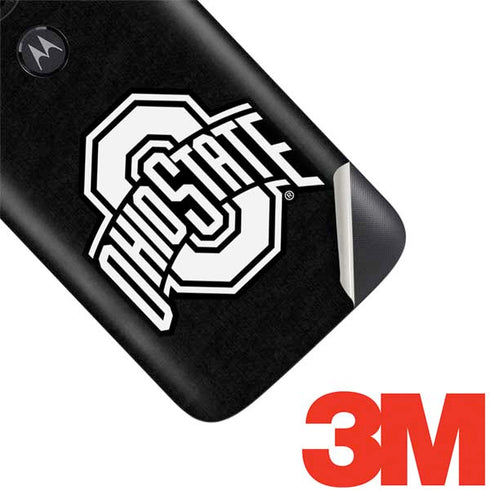 Ohio State University OSU Black Moto E5 Play Skin