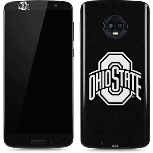 Ohio State University OSU Black Moto G6 Skin