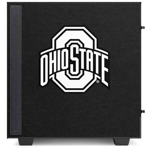 Ohio State University OSU Black NZXT H510 Compact ATX Mid-Tower Case Skin
