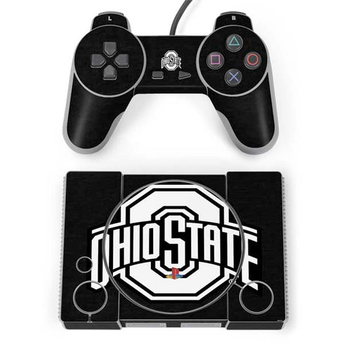 Ohio State University OSU Black PlayStation Classic Bundle Skin