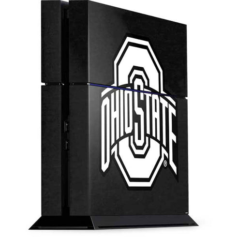 Ohio State University OSU Black PS4 Console Skin