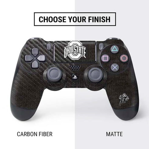 Ohio State University OSU Black PS4 Controller Skin