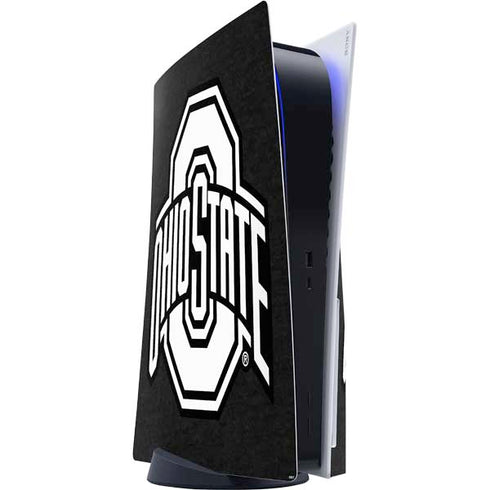 Ohio State University OSU Black PS5 Console Skin