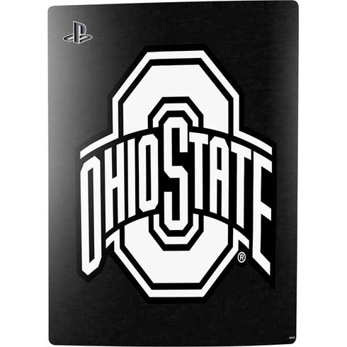 Ohio State University OSU Black PS5 Digital Edition Console Skin