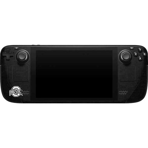 Ohio State University OSU Black Steam Deck Handheld Gaming Computer Skin