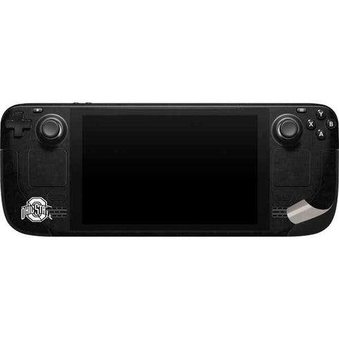 Ohio State University OSU Black Steam Deck Handheld Gaming Computer Skin