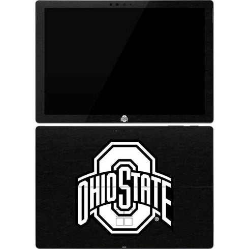 Ohio State University OSU Black Surface Pro 7 Skin