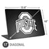Ohio State University OSU Black Universal Laptop 17in (13.8 x 10in) Skin