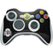 Ohio State University OSU Black Xbox 360 Wireless Controller Skin