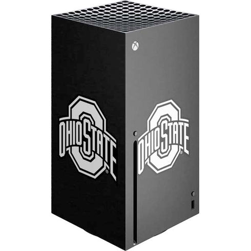 Ohio State University OSU Black Xbox Series X Console Skin