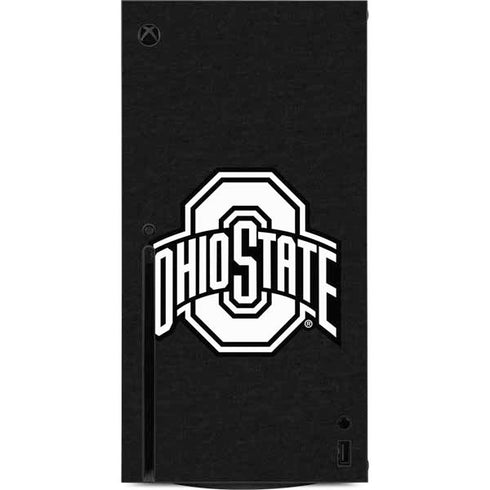 Ohio State University OSU Black Xbox Series X Console Skin