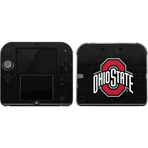 Ohio State University OSU Buckeyes Black Nintendo 2DS Skin