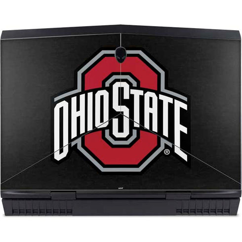 Ohio State University OSU Buckeyes Black Dell Alienware Skin