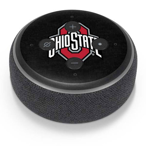 Ohio State University OSU Buckeyes Black Amazon Echo Dot Skin