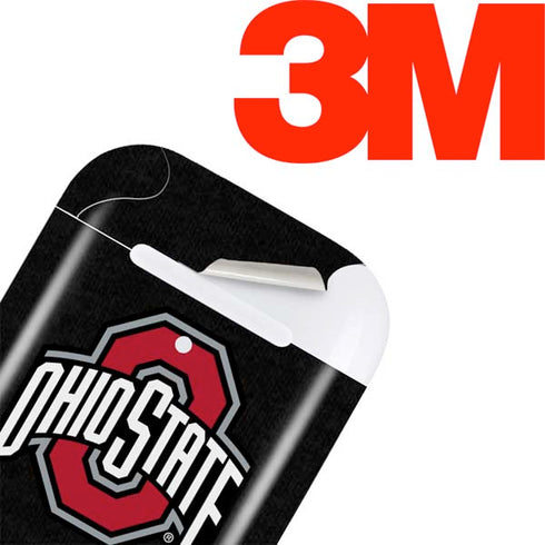 Ohio State University OSU Buckeyes Black Apple AirPods 2 Skin