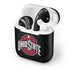 Ohio State University OSU Buckeyes Black Apple AirPods 2 Skin