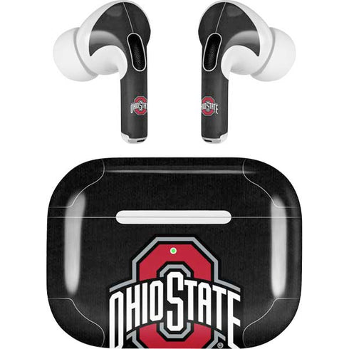 Ohio State University OSU Buckeyes Black Apple AirPods Pro Skin