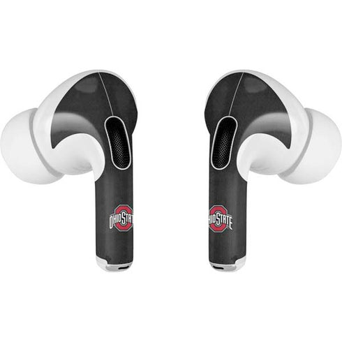 Ohio State University OSU Buckeyes Black Apple AirPods Pro Skin