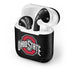 Ohio State University OSU Buckeyes Black Apple AirPods Skin
