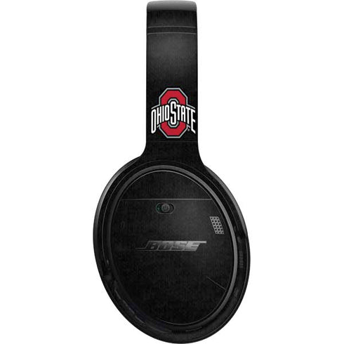 Ohio State University OSU Buckeyes Black Bose QuietComfort 35 Headphones Skin